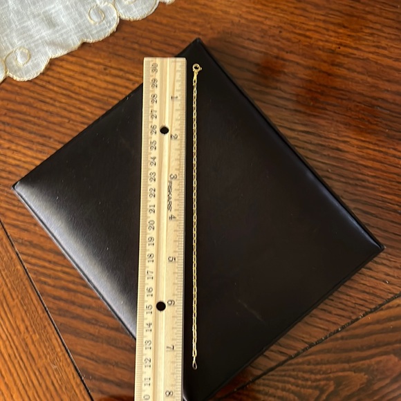 7.5” Saudi Gold Heart Bracelet - Picture 1 of 2